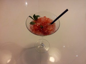 Cocktail Fresa y Menta